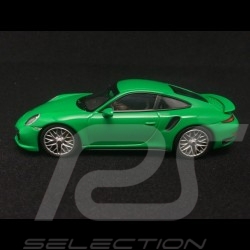 Porsche 991 Turbo S viper green 1/43 Minichamps CA04316061 