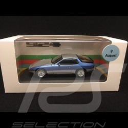 Porsche 924 turbo bicolore argent / bleu métallise 1/43 Spark MAP02020816