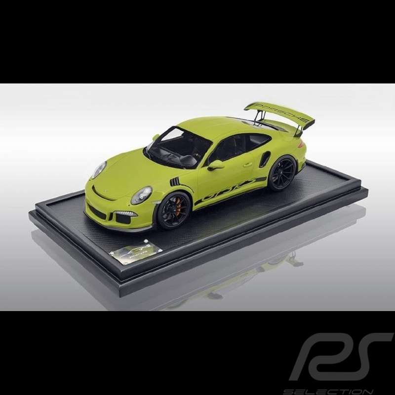 Porsche 991 GT3 RS vert lumiere 1/12 Spark WAX02200001