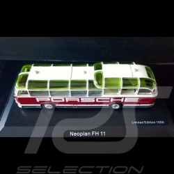 Bus Neoplan FH 11 Porsche service de course rouge / blanc 1/43 Schuco 450896600