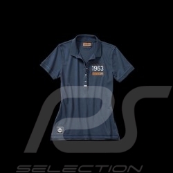 Polo Porsche Classic bleu marine - femme