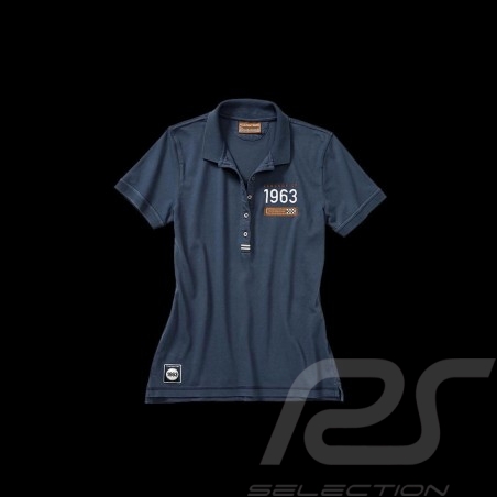 Polo Porsche Classic bleu marine - femme