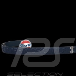 Gulf Ledergürtel indigoblau 85 cm