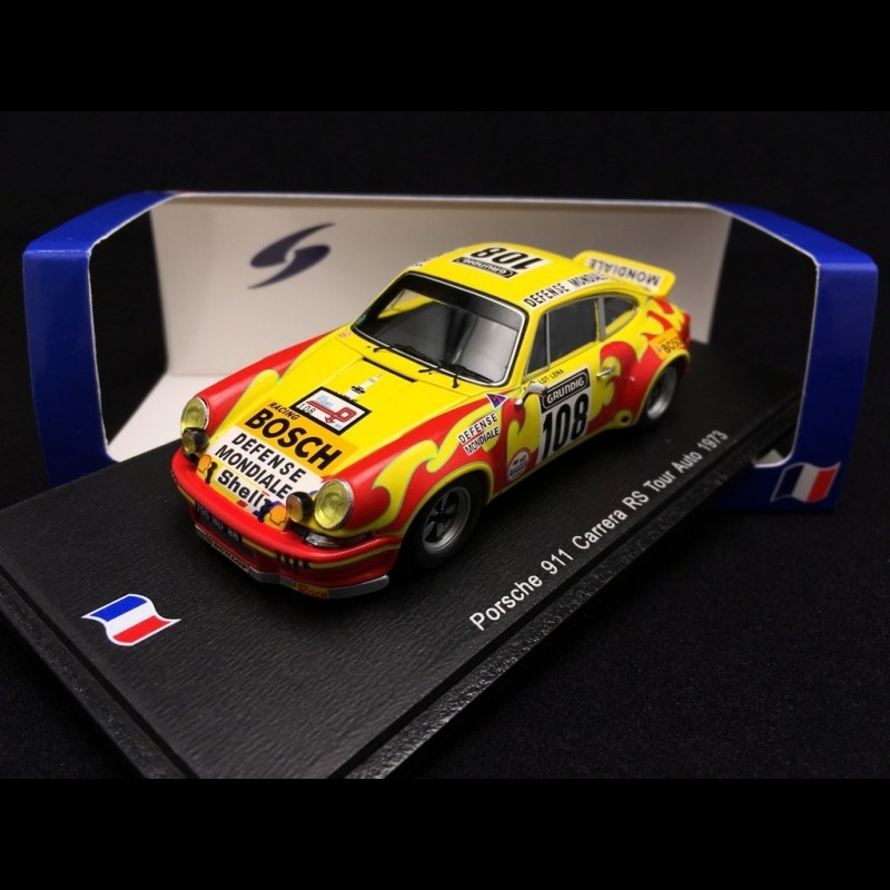 PORSCHE 911 Carrera 2.8 RSR Targa Florio 1973 #8 Müller Martini Altaya IXO 1:43