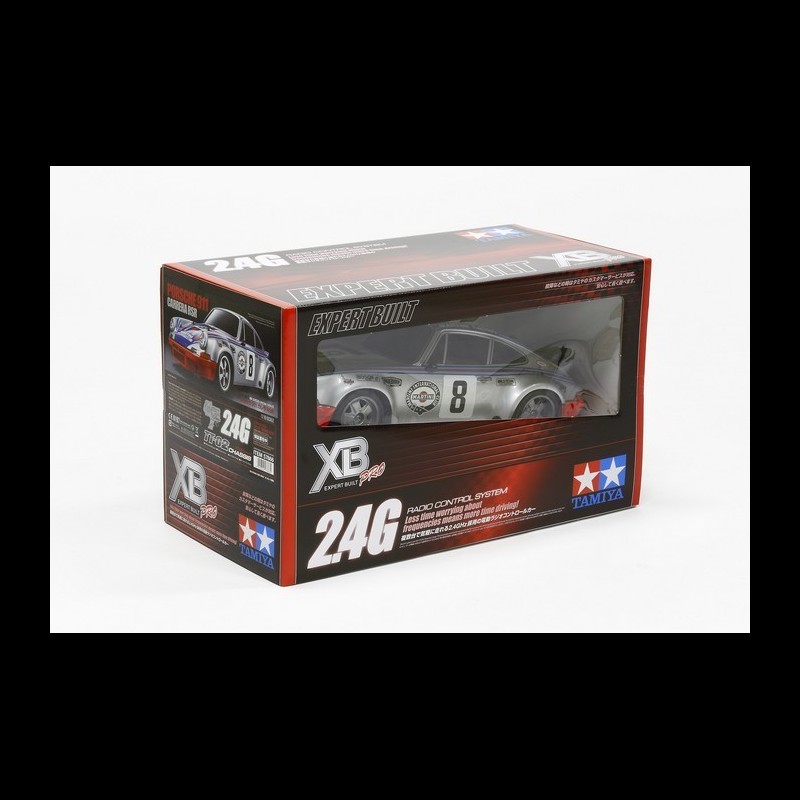 Porsche 911 Carrera RSR Martini n° 8 silver RC car 2.4 GHz 1/10