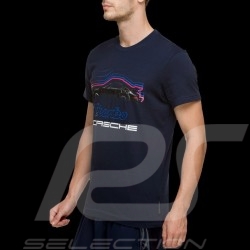 T-shirt Porsche Design Porsche Turbo Adidas marineblau - Herren - M63075