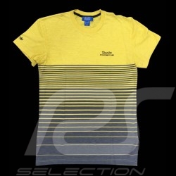 T-shirt Porsche Design Adidas light striped Turbo yellow / black - men - S00351