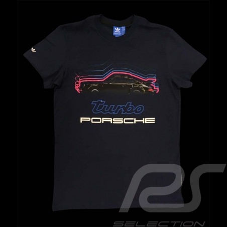 T-shirt Porsche Design Porsche Turbo Adidas marineblau - Herren - M63075