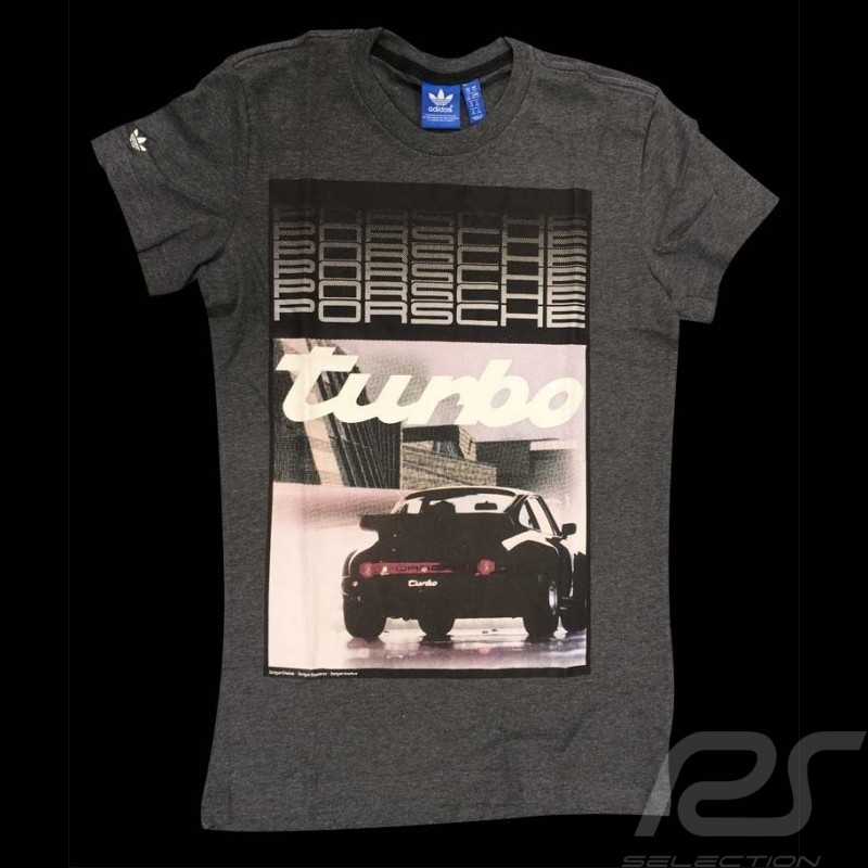 T-shirt Porsche Design Porsche Turbo Adidas navy blue - men - M63075