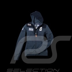 Jacket sweatshirt hoodie Martini Racing navy blue Women Porsche Design WAP554