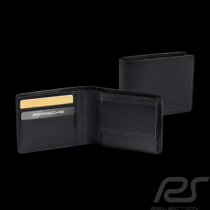 Porsche Geldbörse Porsche Design WAP9110020F Schwarze Leder