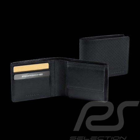 Porsche Portefeuille wallet Geldbörse Brieftasche Porsche Design WAP9110020F cuir noir