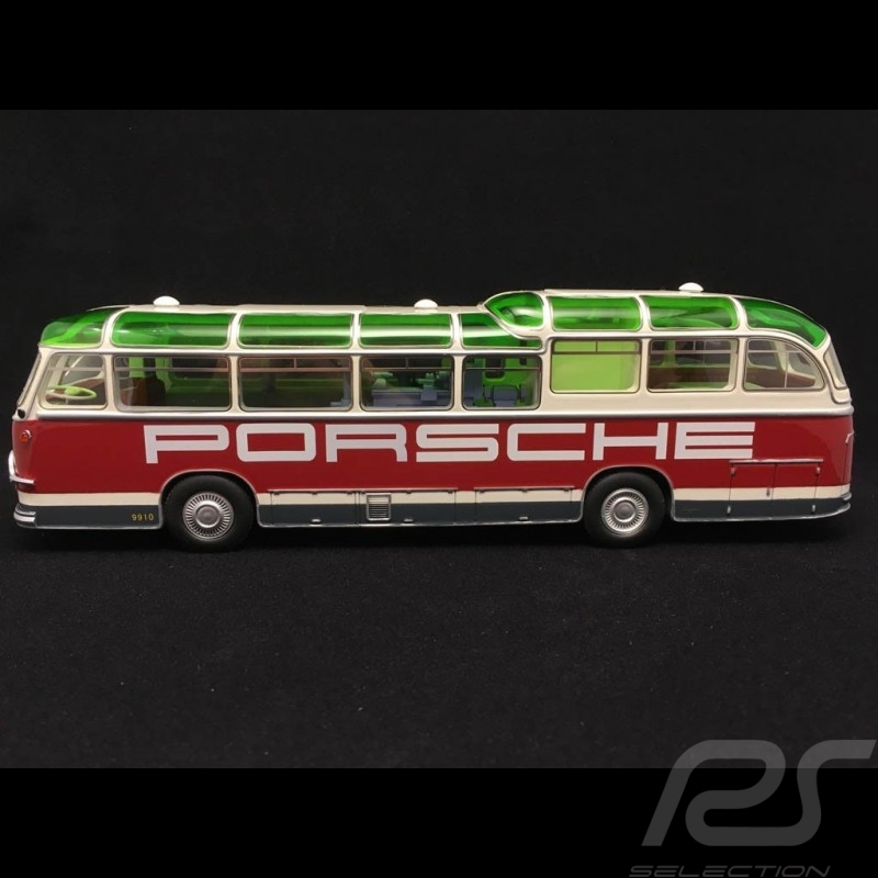 Bus Neoplan FH 11 Porsche race service red / white 1/43 Schuco 450896600