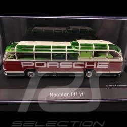 Bus Neoplan FH 11 Porsche service de course rouge / blanc 1/43 Schuco 450896600