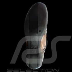 Chaussure shoes schuhe Sport style pilote vintage racing noir black schwarz / beige - homme men herren