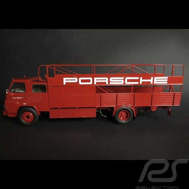 Camion MAN Diesel transporteur Porsche rouge 1/18 Schuco 450081100