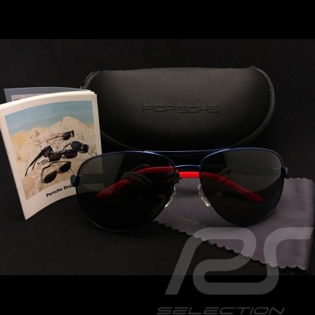 Porsche Design lunettes de soleil Martini racing pilote Aviator sunglasses Pilotensonnenbrille WAP0750220C 