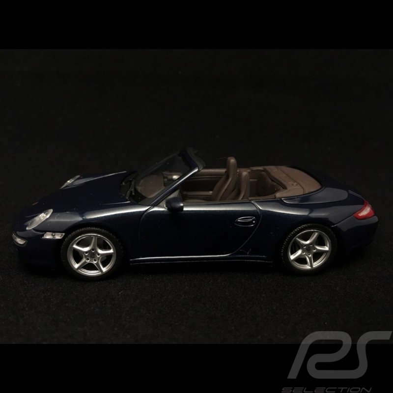 Porsche 911 type 997 Carrera 4 Cabriolet 2005 blau 1/43 Minichamps WAP02015216 Porsche 911 type 997 Carrera 4 Cabriolet 2005 blau 1/43 Minichamps WAP02015216