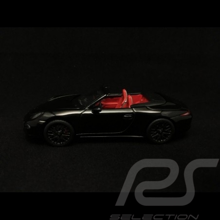 Porsche 911 type 991 Carrera 4 GTS Cabriolet noire black schwarz 1/43 Schuco 450758700