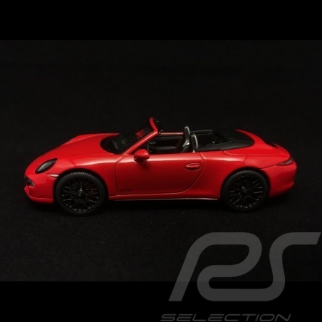 Porsche 911 type 991 Carrera 4 GTS Cabriolet Rouge Indien Guards Red Indischrot  1/43 Schuco 450758600