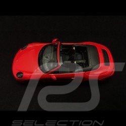 Porsche 911 type 991 Carrera 4 GTS Cabriolet Rouge Indien Guards Red Indischrot  1/43 Schuco 450758600