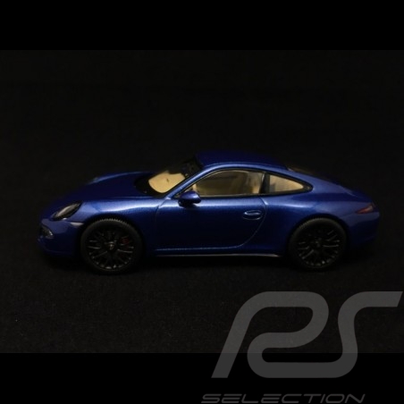 Porsche 911 type 991 Carrera 4 GTS Coupé Saphir Bleu Blue Saphirblau 1/43 Schuco 450758100
