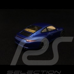 Porsche 911 type 991 Carrera 4 GTS Coupé Saphir Blue 1/43 Schuco 450758100