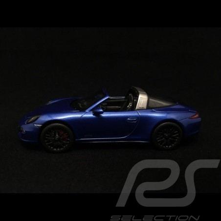 Porsche 911 type 991 Targa 4 GTS sapphire blue 1/43 Schuco 450759600