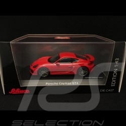 Porsche Cayman GT4 india red 1/43 Schuco 450759100