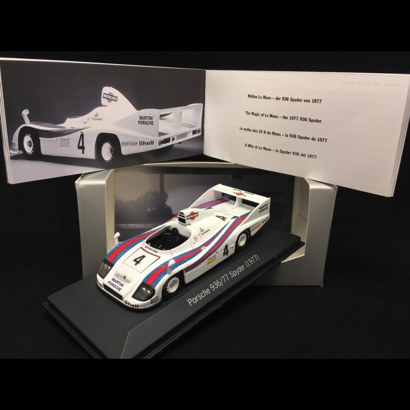 Porsche 936 /77 Spyder Sieger Le Mans 1977 n° 4 Martini 1/18 Spark 18LM77