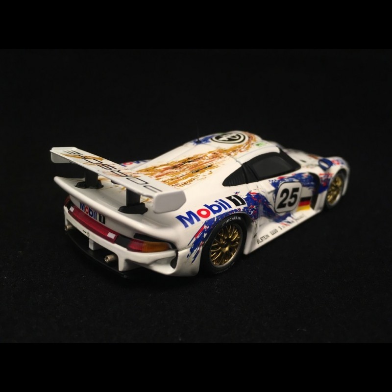 Porsche 911 type 993 GT1 Le Mans 1996 n° 25 Wollek 1/43 Minichamps