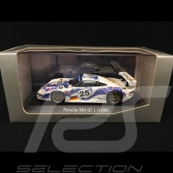 Porsche 911 type 993 GT1 Le Mans 1996 n° 25 Wollek 1/43 Minichamps WAP02004797