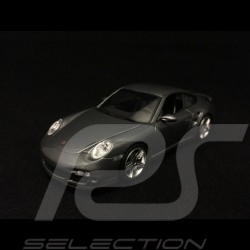 Porsche 911 type 997 Turbo phase I 2008 dark grey 1/43 Minichamps WAP02013016