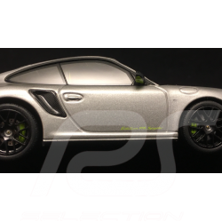 Porsche 911 type 997 Turbo S Edition 918 Spyder gris argent silver grey silber grau 1/43 Minichamps WAP0201130C