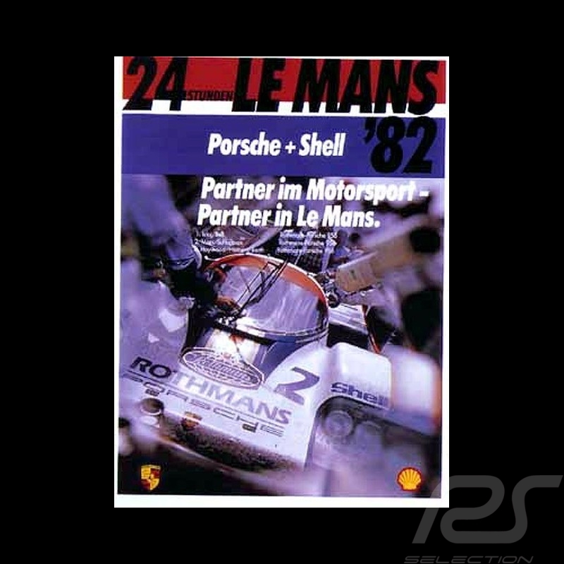 Porsche 804 Grosser Preis von Frankreich reproduction d'une affiche originale de Erich Strenger