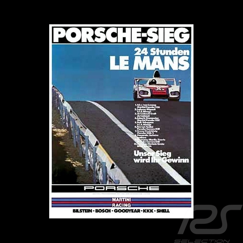 Porsche 804 Grosser Preis von Frankreich reproduction d'une affiche originale de Erich Strenger