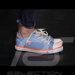 Gulf Sneaker / Basket Schuhe style Converse Gulfblau - Damen