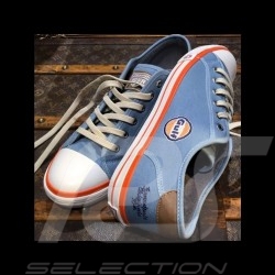 Gulf Sneaker / Basket Schuhe style Converse Gulfblau - Damen