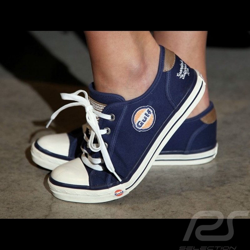 Chaussure Gulf sneaker / basket style Converse bleu marine - femme