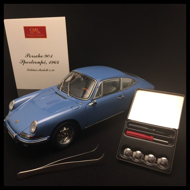 Porsche 911 type 901 Coupé 1964 sky blue 1/18 CMC M067D