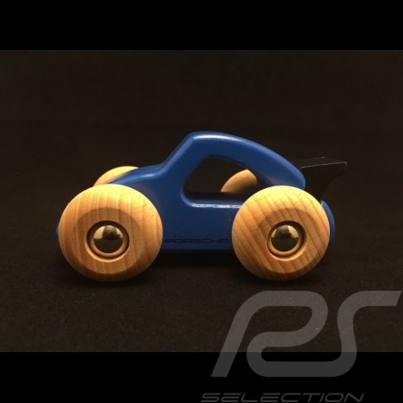 Voiture Porsche en bois bleu Porsche Design WAP0400110G wooden car Holzauto