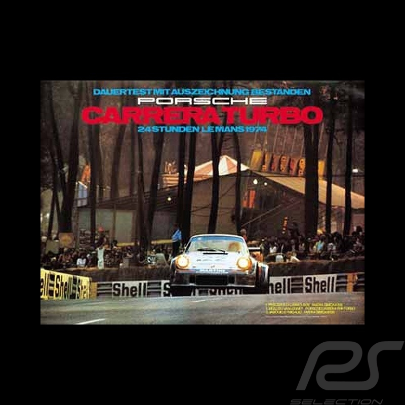 Porsche 804 Grosser Preis von Frankreich reproduction d'une affiche originale de Erich Strenger
