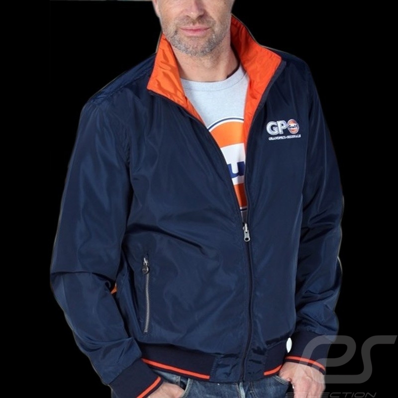 Gulf Wendejacke marineblau / orange - Herren