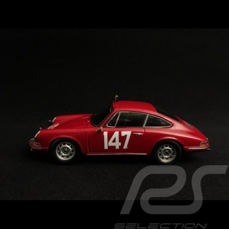 Porsche 911 Monte Carlo 1965 n° 147  rot 1/43 Spark MAP02020115