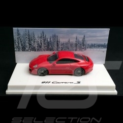 Porsche 911 type 991 Carrera S 2016 Miami blue train HO 1/87 Spark WAX02300003