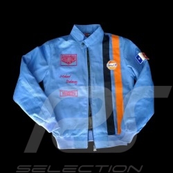 Veste Gulf jacket  jacke Steve McQueen Le Mans coton cotton baumwolle bleu cobalt blue blau - homme men herren
