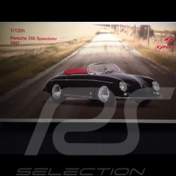Porsche 356 Speedster 1957 black 1/12 Spark 12S002