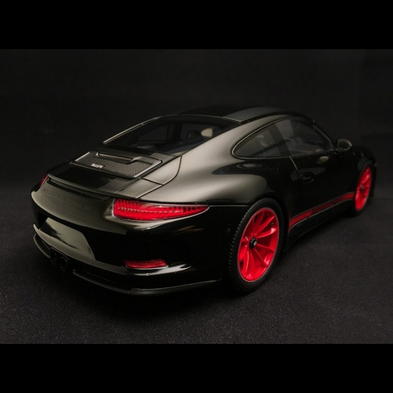 Porsche 911R (type 991) Miniature 1/18 SPARK - Gris - Neuve