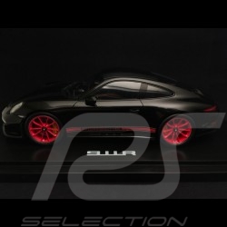 Preorder Porsche 911 R 2016 black / black 1/18 Spark WAX02100023