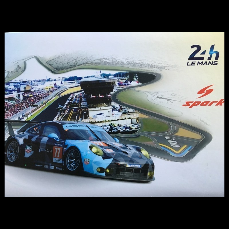 Porsche 911 RSR 77 24 Heures du Mans 2015 Spark S4672 - Miniatures